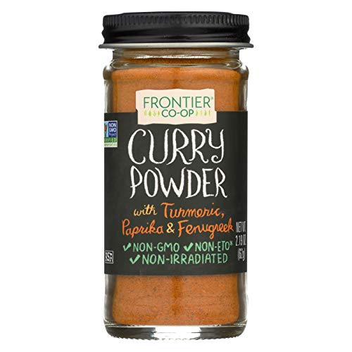 Frontier Curry Powder Spice - Salt - Free Blend - 2.19 Ounces
