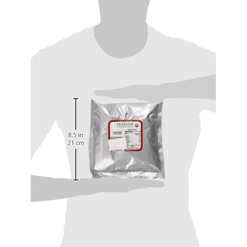 Frontier Lemon Pepper Certified Organic, 16 Ounce Bag