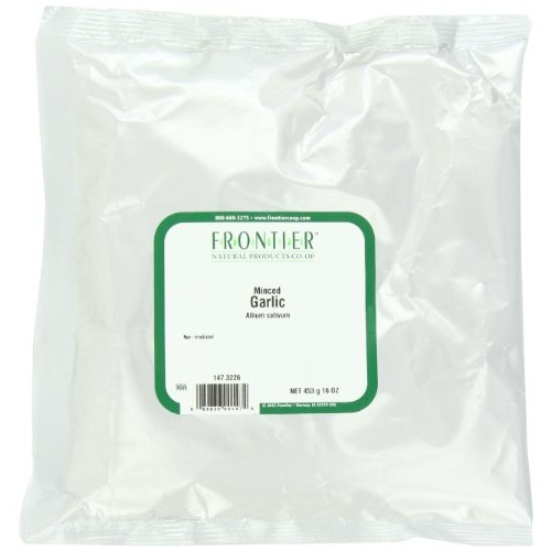 Frontier Minced Garlic,16 Ounce Bags Pack Of 2