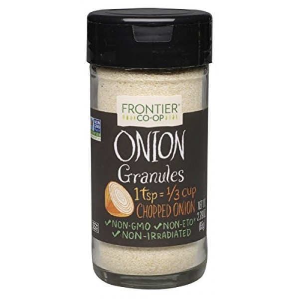 Frontier Natural Products Onion, White Granules, 2.29 Ounce