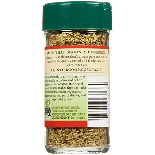Frontier, Oregano Leaf Organic, 0.36 Ounce