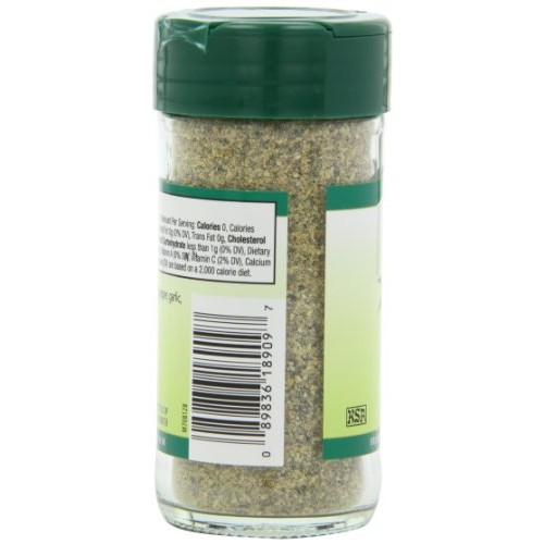 Frontier Seasoning Blends, Salt-Free Lemon Pepper, 2.08-Ounce Bo...