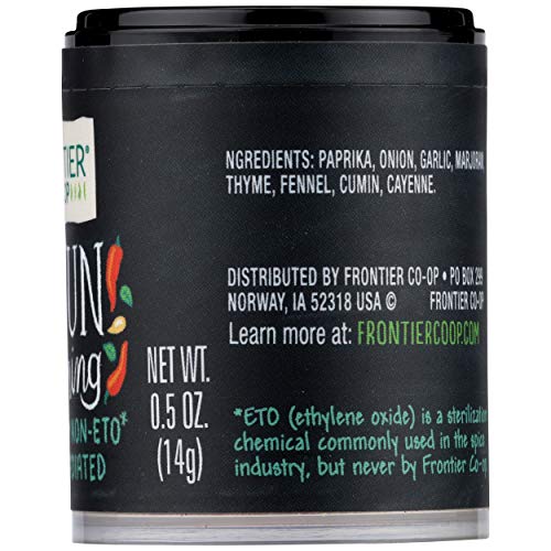 Frontier, Seasoning Cajun, 0.5 Ounce