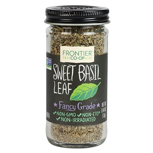 Frontier Natural Products Basil Leaf, Sweet, 0.48-Ounce