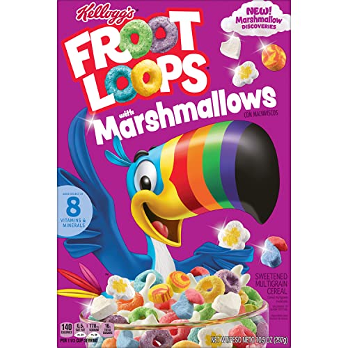 Kelloggs Froot Loops, Breakfast Cereal, Original With Marshmall