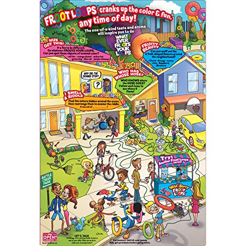 Kelloggs Froot Loops, Breakfast Cereal, Original With Marshmall