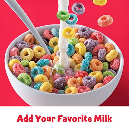 Kelloggs Froot Loops Cold Breakfast Cereal, Fruit Flavored, Bre...