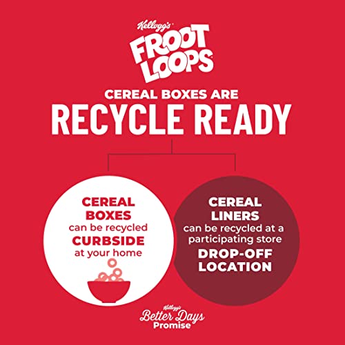 Kelloggs Froot Loops Cold Breakfast Cereal, Fruit Flavored, Bre...
