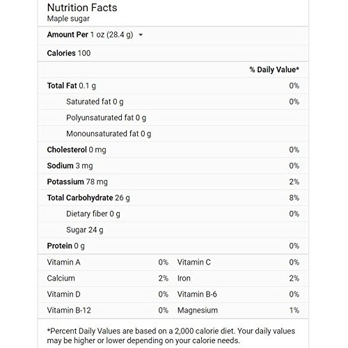 Frost Ridge Maple Farm, Organic Maple Sugar, Grade A, Half Pound