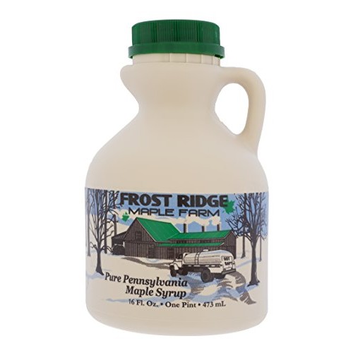 Frost Ridge Maple Farm, Organic Maple Syrup, Grade A, Pint 16 F