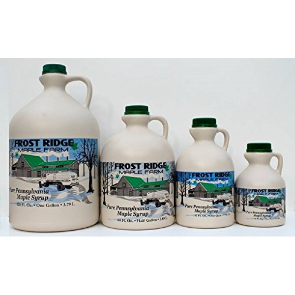 Frost Ridge Maple Farm, Organic Maple Syrup, Grade A, Half Gallo