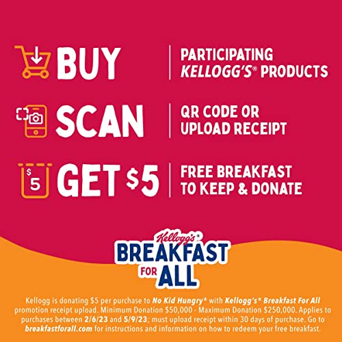 Kelloggs Frosted Mini-Wheats Cold Breakfast Cereal, High-Fiber,