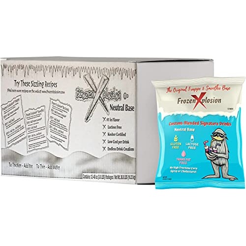 Frozen Xplosion Frappe &Amp; Smoothie Base, Lactose And Trans Fat Fr