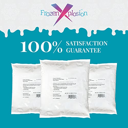 Frozen Xplosion All Natural Frappe & Smoothie Powder Mix Base, 6...