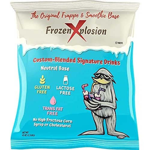 Frozen Xplosion Original Frappe & Smoothie Powder Mix Base, 3 lb...