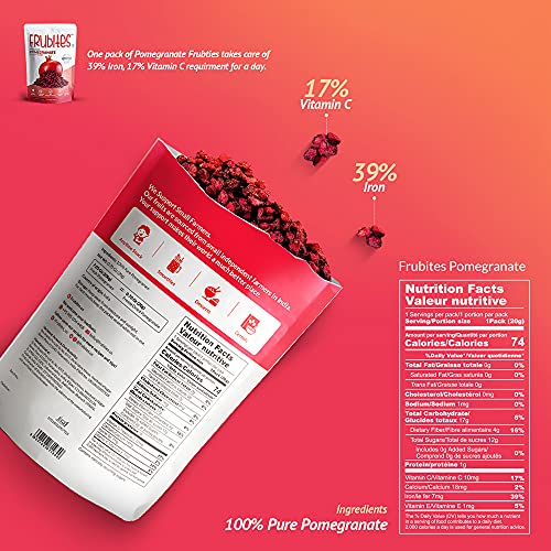 Frubites Freeze-Dried Crunchy Fruit Snack | Pack Of 3Pomegranat