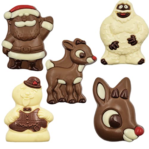 Assorted Christmas Chocolate Holiday Treats, Big Rudolph & Pals,...