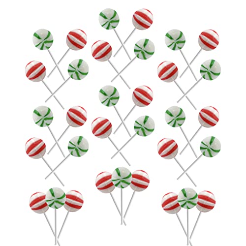 Christmas Lollipop Santa, Tree, Swirl, Candy Canes, and Sweet Ba...