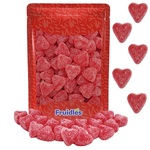Sour Cherry Hearts Jelly, Delicious Gummy Candy, Fun and Festive...