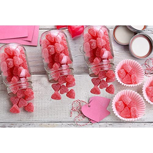 Sour Cherry Hearts Jelly, Delicious Gummy Candy, Fun and Festive...
