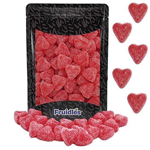 Sour Cherry Hearts Jelly, Delicious Gummy Candy, Fun and Festive...