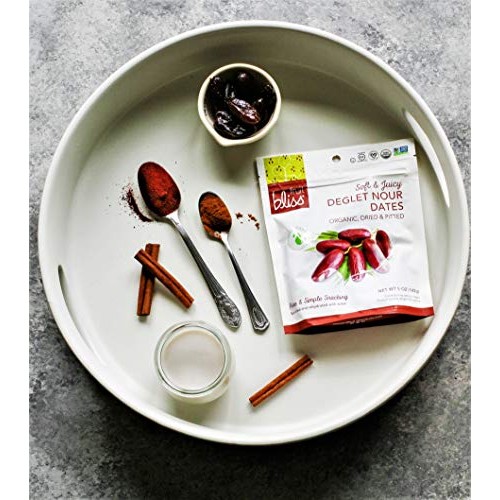 Fruit Bliss Deglet Nour Pitted Dates – Soft &Amp; Juicy Organic, Dri