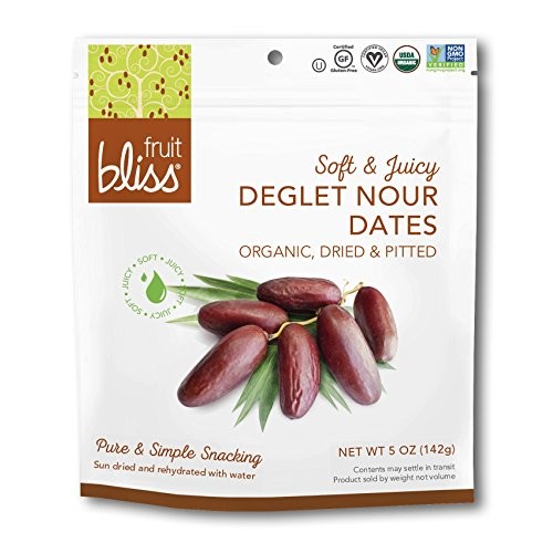 Fruit Bliss Deglet Nour Pitted Dates – Soft &Amp; Juicy Organic, Dri