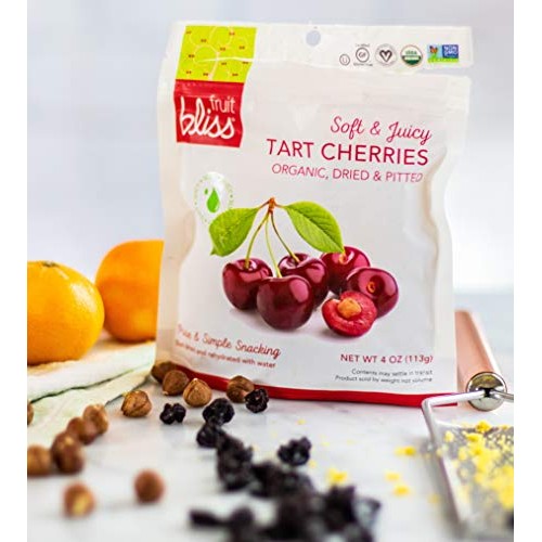 Fruit Bliss Organic Tart Cherries, 4 Ounce