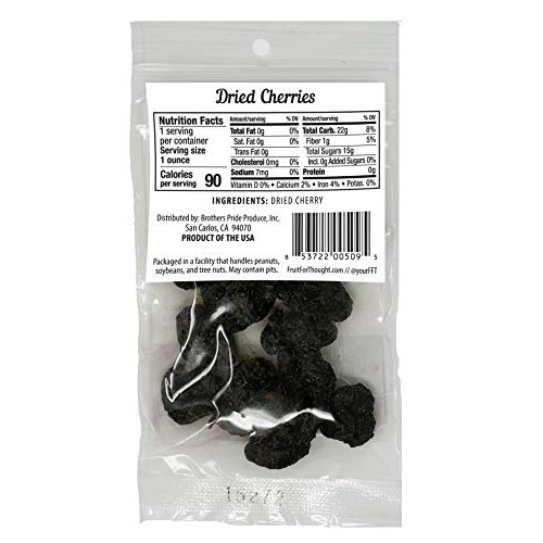 Fruit For Thought Healthy Non-Gmo Dried Fruit Snacks Variety Pac