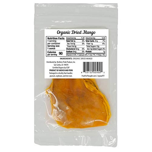 Fruit For Thought Healthy Non-Gmo Dried Fruit Snacks Variety Pac