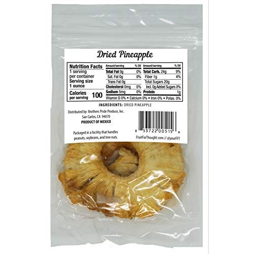 Fruit For Thought Healthy Non-Gmo Dried Fruit Snacks Variety Pac