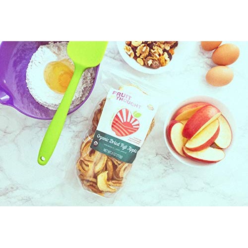 Usa Grown Organic Dried Fuji Apple Slices 8 Ounce Bag Pack Of 2
