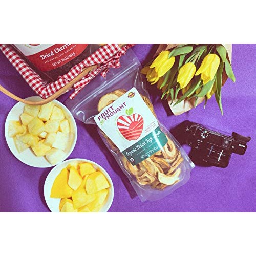 Usa Grown Organic Dried Fuji Apple Slices 8 Ounce Bag Pack Of 2