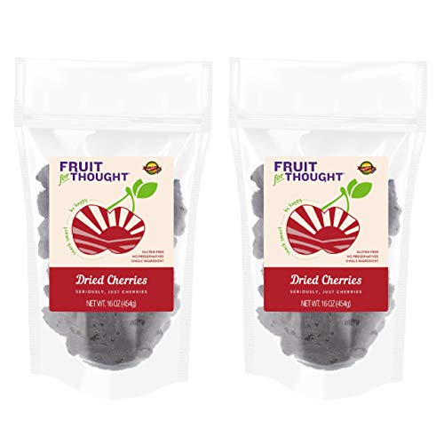 Usa Grown Unsweetened Dried Cherries 16 Ounce Bag Pack Of 2 -