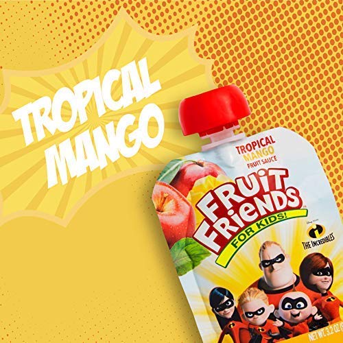 Incredibles Fruit Friends Tropical Mango Applesauce With Wellmun