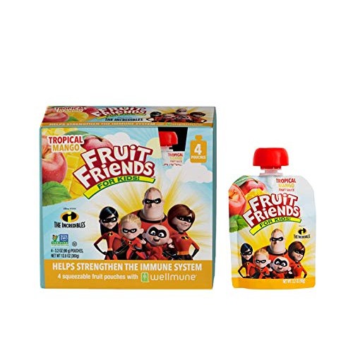 Incredibles Fruit Friends Tropical Mango Applesauce With Wellmun