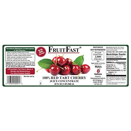 1 Quart Tart Cherry &Amp; 1 Quart Grapecold Filled Juice Concentra