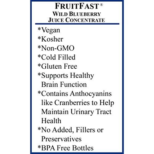 100% Pure Wild Blueberry Juice Concentrate By Fruitfast - Brownw