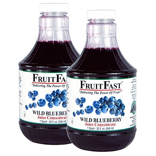 100% Pure Wild Blueberry Juice Concentrate By Fruitfast - Brownw