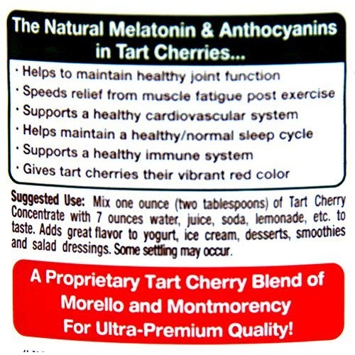 Red Tart Cherry Juice Concentrate By Fruitfast | 64 Day Supply N