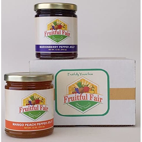 Pepper Jelly Gift Pack - Gourmet Marionberry- Blackberry Pepper ...