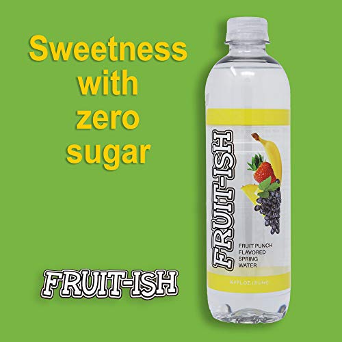 Fruitish – Natural Flavored Spring Water - Mixed Berry - Made wi...