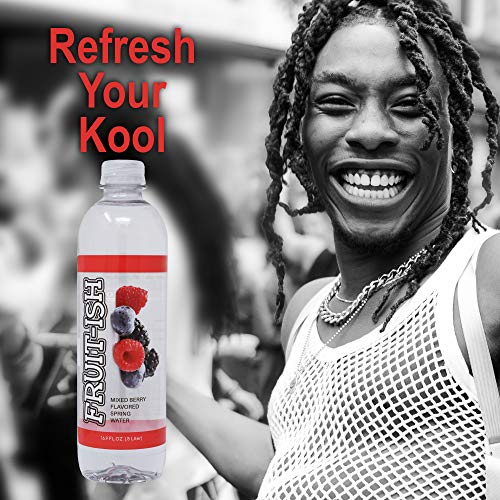 Fruitish – Natural Flavored Spring Water - Mixed Berry - Made wi...