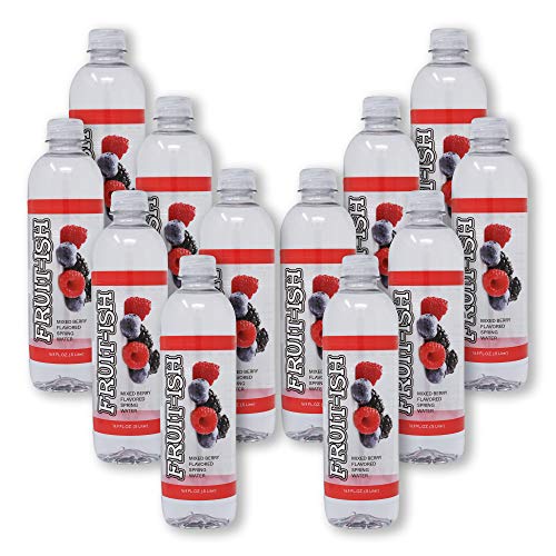 Fruitish – Natural Flavored Spring Water - Mixed Berry - Made wi...