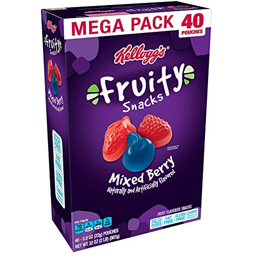Fruity Snacks, Mixed Berry, Gluten Free, Fat Free, 32 Oz Pack O