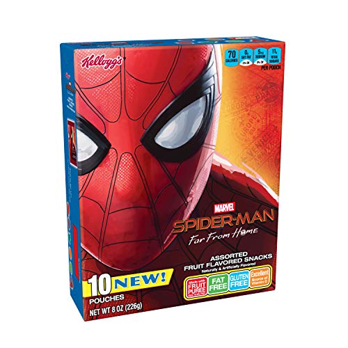Spiderman, Fruit Flavored Snacks, Assorted Fruit Flavored, Glute