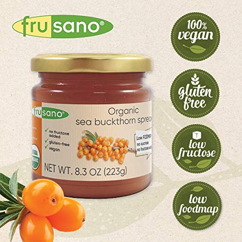 Frusano Set Of 3 Organic Sea Buckthorn Spread Made In Europe 8.3