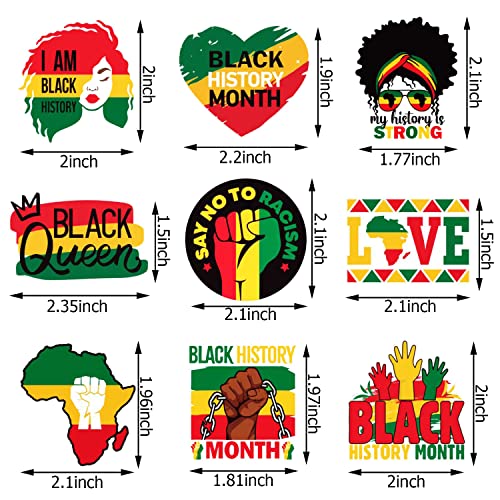 Black History Month Cupcake Toppers Party Supplies - Happy Black...