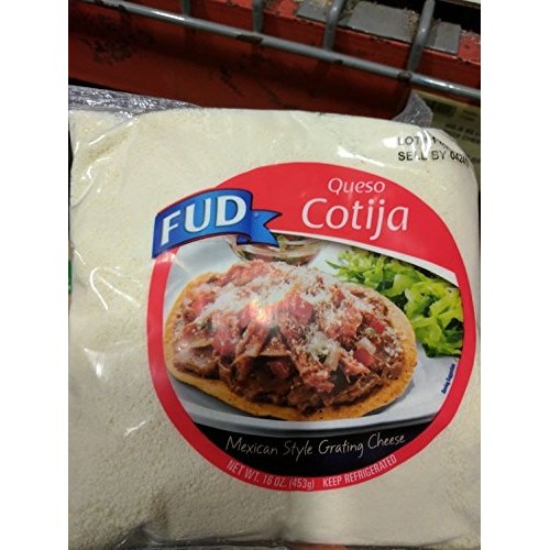 Fud Grated Cotija Cheese 1 Lb 4 Pack Fud Grated Cotija Cheese 1 Lb 4 Pack