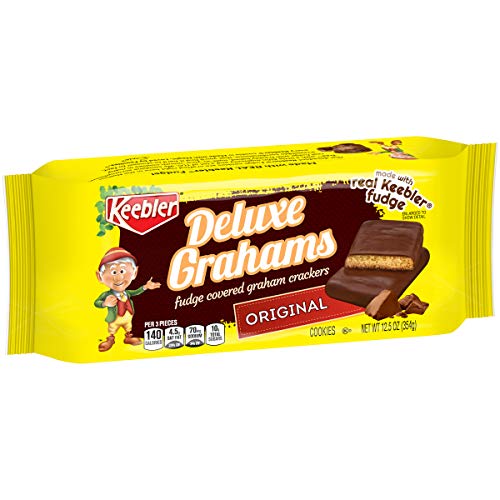 Keebler Cookies, Deluxe Grahams, Fudge Covered Graham Crackers,